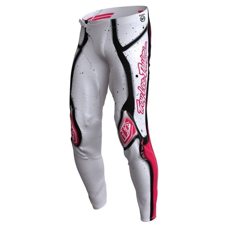 Pantalon TROY LEE DESIGNS SE Ultra Membrane Blanc Rouge