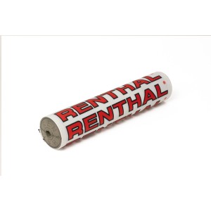 Mousse de guidon avec barre RENTHAL Vintage SX 240 mm Rouge Blanc