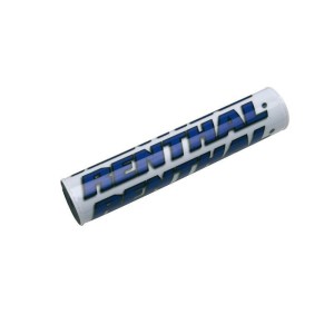 Mousse de guidon avec barre RENTHAL SX 240 mm Blanc Bleu