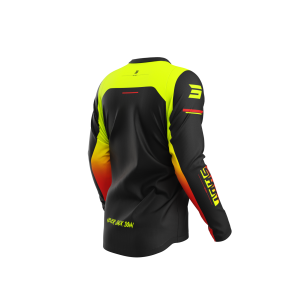 Maillot SHOT 2026 Devo Block Jaune Fluo