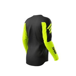 Maillot SHOT 2026 Draw Private Jaune Fluo Maillot SHOT 2026 Draw Private Jaune Fluo