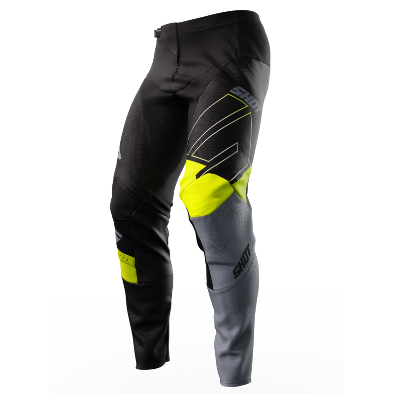 Pantalon SHOT 2024 Contact Rush Jaune Fluo