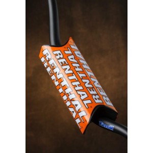 Mousse de guidon sans barre RENTHAL Fatbar® World Team 240mm orange