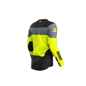 Maillot SHOT 2025 Devo League Jaune Fluo Maillot SHOT 2025 Devo League Jaune Fluo