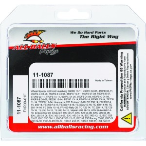 Kit entretoise de roue avant ALL BALLS Gas-Gas, Husaberg, Husqvarna et KTM