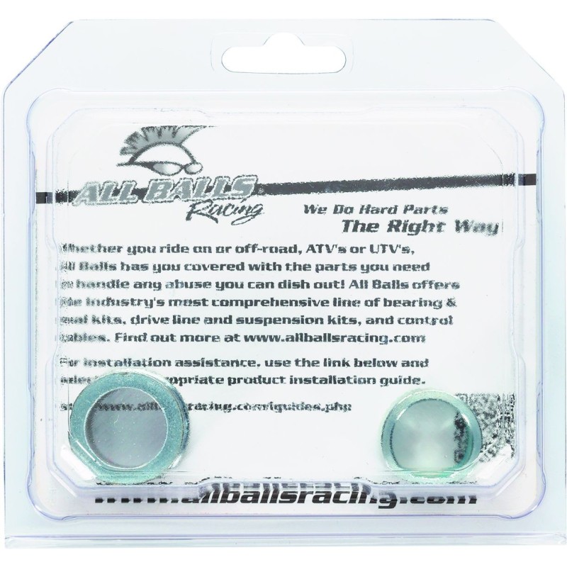 Kit entretoise de roue arrière ALL BALLS 450 WRF 2024 250-450 YZF 2009-24