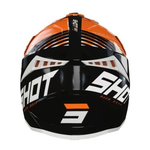 Casque SHOT 2025 Lite Fury Noir Orange Fluo