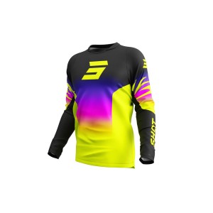 Maillot SHOT 2025 Devo X-Trem Jaune Fluo