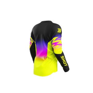 Maillot SHOT 2025 Devo X-Trem Jaune Fluo Maillot SHOT 2025 Devo X-Trem Jaune Fluo