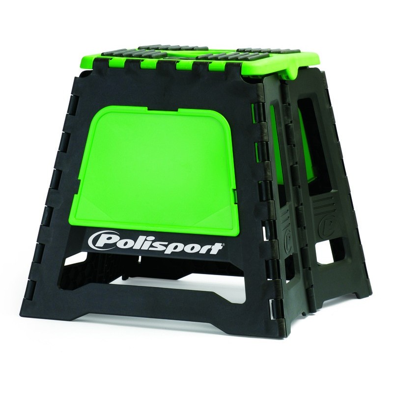 Lève-moto fixe POLISPORT repliable - vert noir
