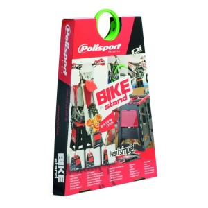 Lève-moto fixe POLISPORT repliable - Rouge Noir