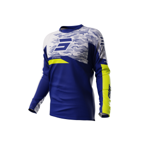 Maillot SHOT 2024 Devo Matrix Bleu