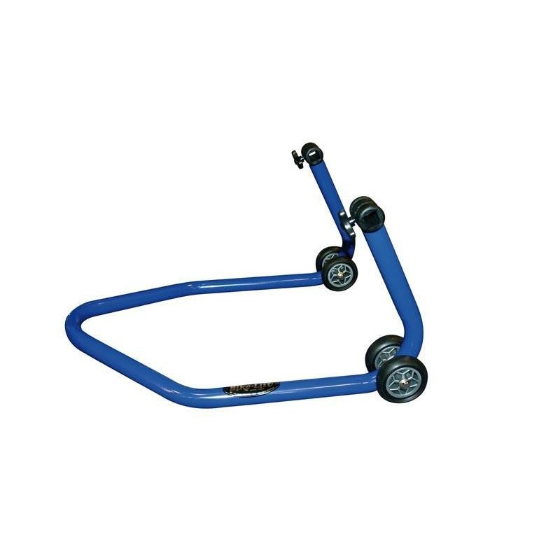 Béquille de stand arrière universelle BIKE LIFT bleu avec supports en "V"- RS -17 Béquille de stand arrière universelle BIKE LIFT bleu avec supports en "V"- RS -17