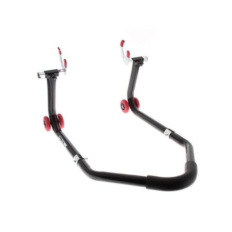 Béquille de stand arrière BIHR démontable universelle noir avec supports en ''V''