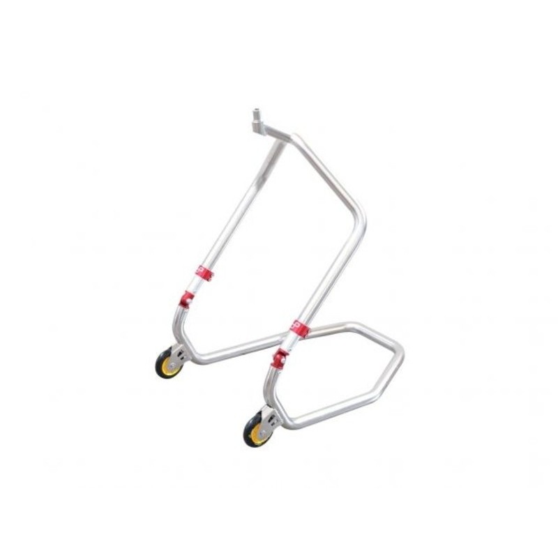 Béquille de stand LIGHTECH - Avant - sous té de fourches - Inox Béquille de stand LIGHTECH - Avant - sous té de fourches - Inox