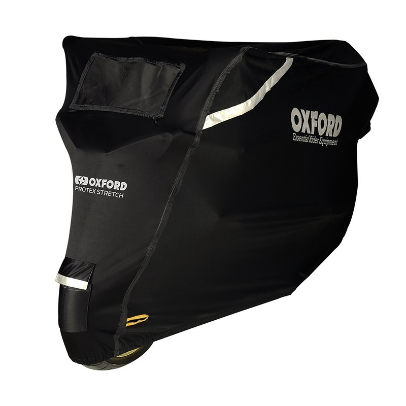 Housse de protection extérieur OXFORD Protex Stretch noir - moto / scooter - S