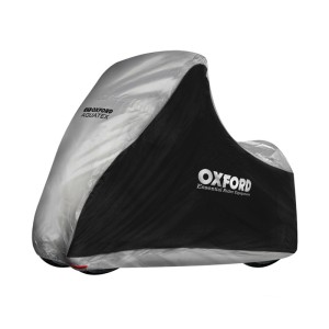 Housse de protection intérieur / extérieur OXFORD Aquatex noir/argent - scooter - MP3/3roues