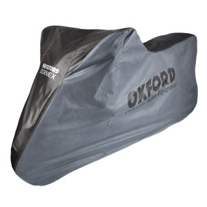 Housse de protection intérieur OXFORD Dormex noir/argent - moto / scooter - M de longueur 229 cm