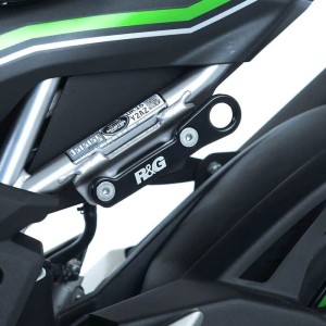 Platines pour sangles R&G RACING noir Aprilia Shiver 900