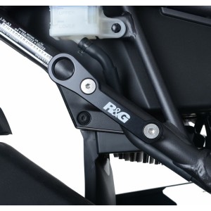 Platines pour sangles R&G RACING noir Honda 1000 Africa Twin