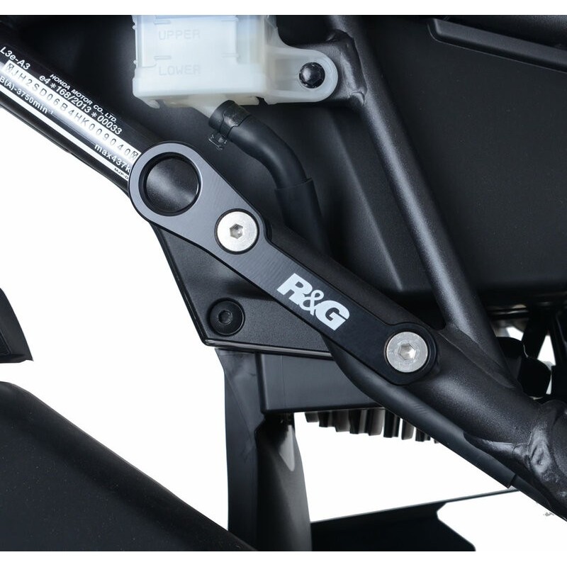 Platines pour sangles R&G RACING noir Honda 1000 Africa Twin