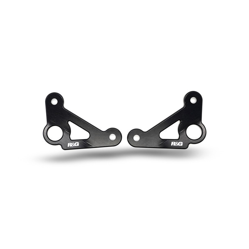 Platines pour sangles R&G RACING noir Honda CBR250RR