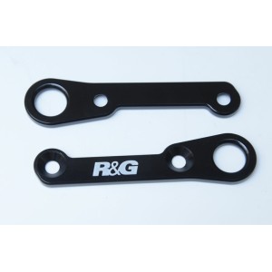 Platines pour sangles R&G RACING noir Honda CBR500R