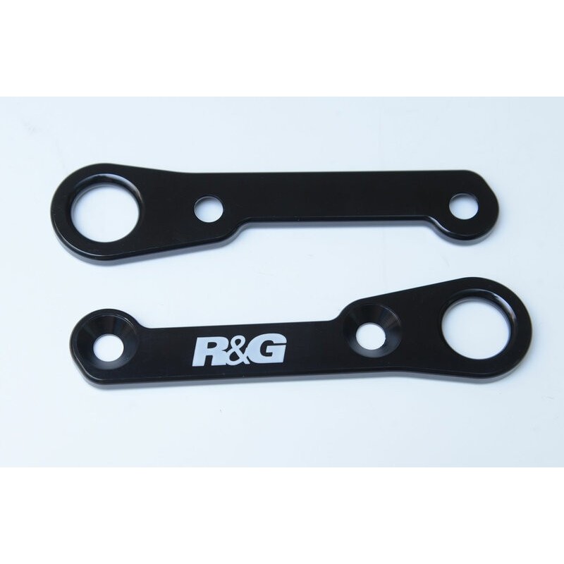 Platines pour sangles R&G RACING noir Honda CBR500R