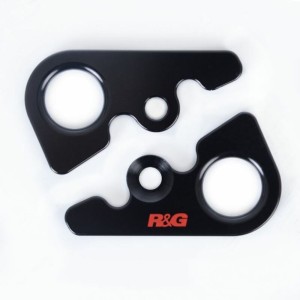 Platines pour sangles R&G RACING noir MV Agusta F4RC