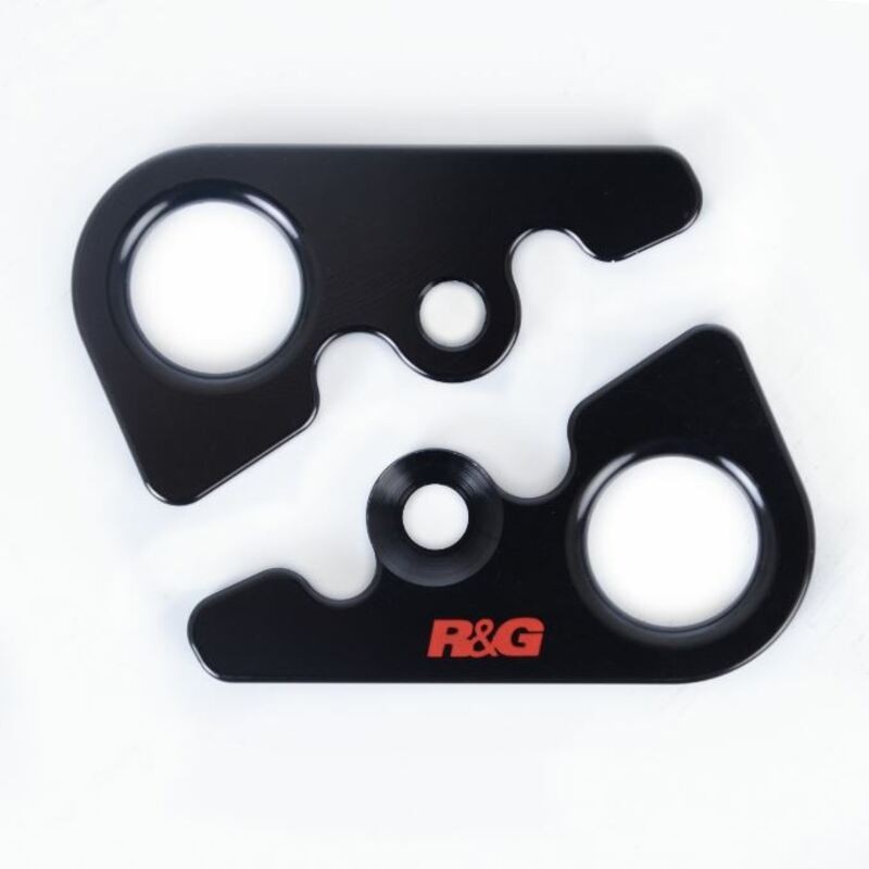 Platines pour sangles R&G RACING noir MV Agusta F4RC
