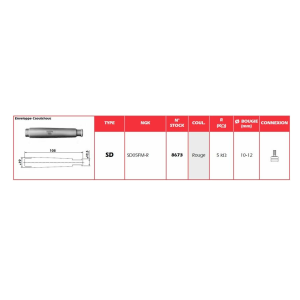 Anti-parasite NGK Rouge - SD05FM-R