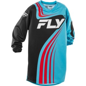 Maillot enfant FLY RACING 2025 F-16 Bleu Rouge