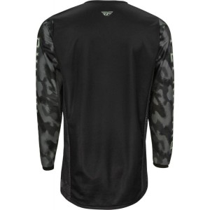 Maillot FLY RACING 2022 Kinetic S.E. Tactic Gris Noir