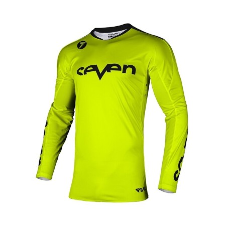 Maillot SEVEN Rival Staple Jaune Fluo