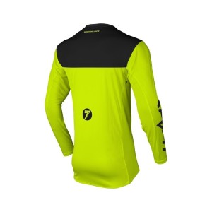Maillot SEVEN Rival Staple Jaune Fluo