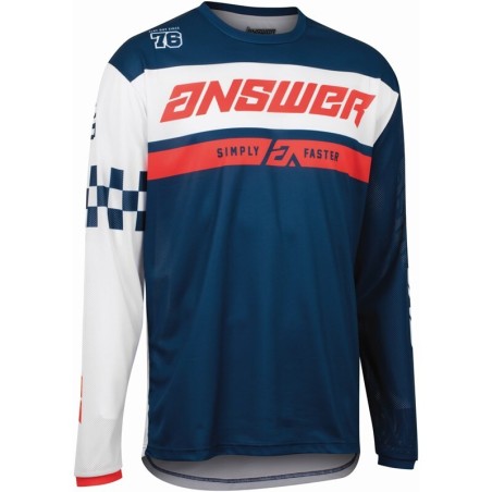 Maillot ANSWER A22 Arkon Octane Bleu