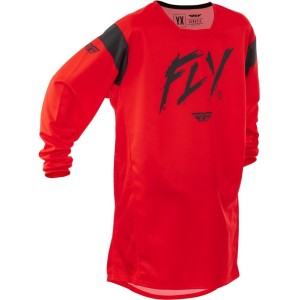 Maillot enfant FLY RACING 2025 Kinetic Stoke Rouge