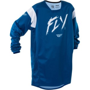 Maillot enfant FLY RACING 2025 Kinetic Stoke Bleu