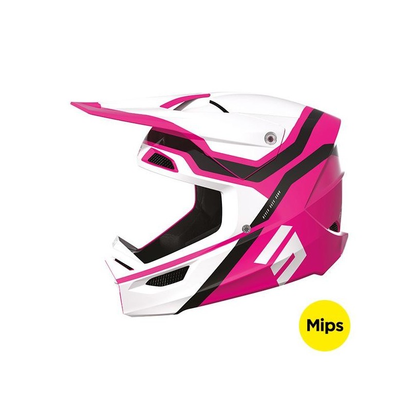 Casque SHOT 2024 Race Sky Rose Brillant