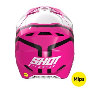 Casque SHOT 2024 Race Sky Rose Brillant