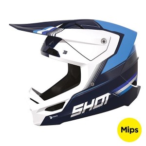 Casque SHOT 2023 Race Tracer Bleu Brillant