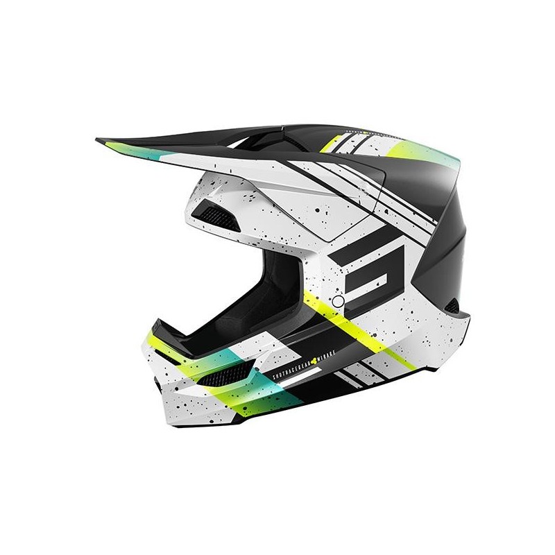 Casque SHOT 2025 Mirage Bleu Jaune