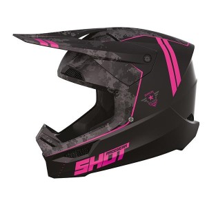 Casque SHOT 2023 Furious Army Rose Mat