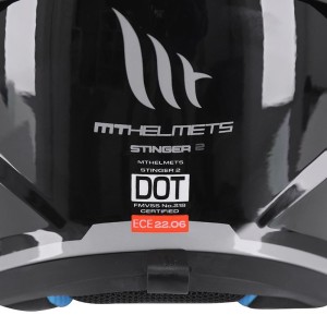 Casque MT STINGER Uni Noir Brillant