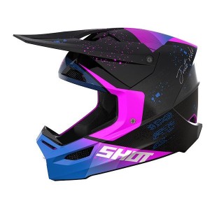 Casque SHOT 2023 Furious Matrix Purple