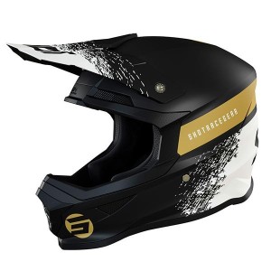 Casque SHOT 2022 Furious Roll Noir Or Mat