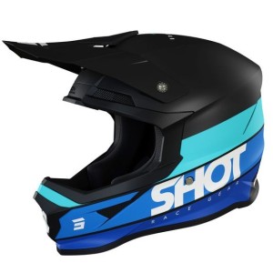 Casque SHOT 2022 Furious Story Bleu mat