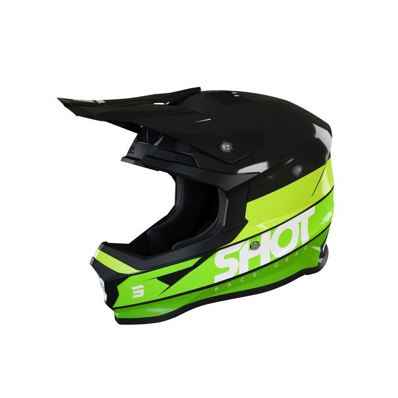 Casque SHOT 2022 Furious Story Vert
