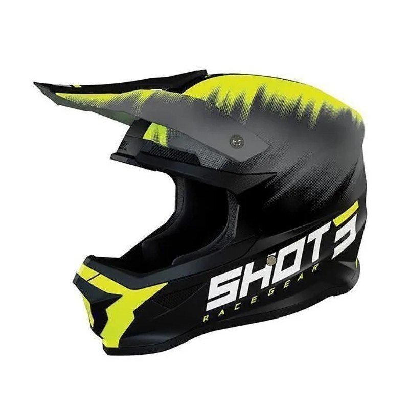 Casque SHOT 2022 Furious Versus Jaune Mat