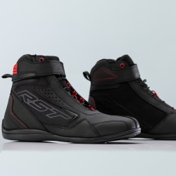 Baskets femme RST Frontier Noir Rouge